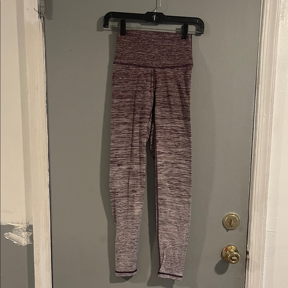 Aerie chill‎ play move Marled Plum Leggings size XS